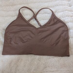 Vitality Brown Women's Seamless Bralette